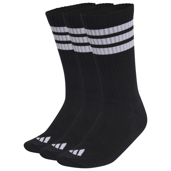 Adidas Κάλτσες Essentials 3-Stripes Cushioned Crew Socks 3 pairs